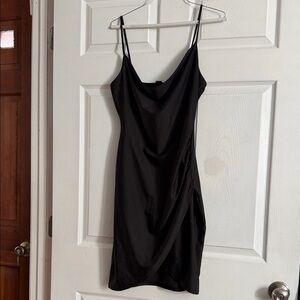 Elegant Black Slip Dress